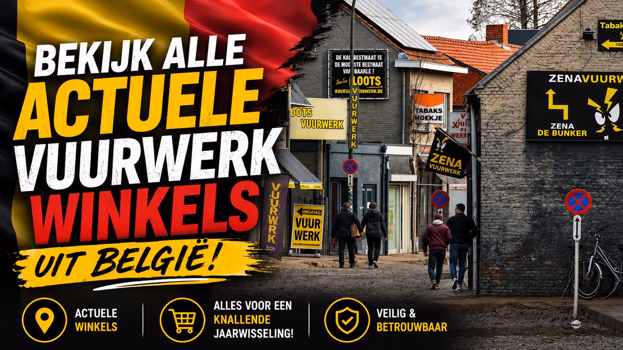 Vuurwerk Kopen in België? Bekijk Alle Vuurwerkwinkels in België