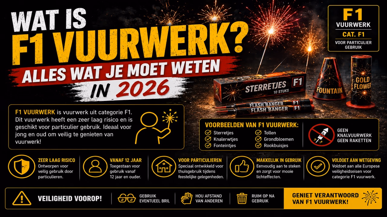 Wat Is F1 Vuurwerk? Alles Wat Je Moet Weten In 2026