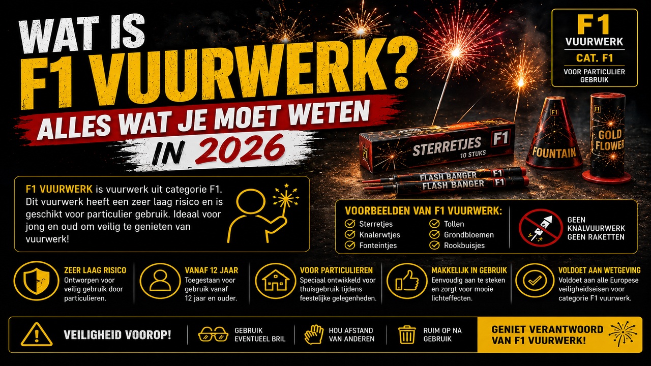 Wat Is F1 Vuurwerk? Alles Wat Je Moet Weten In 2026