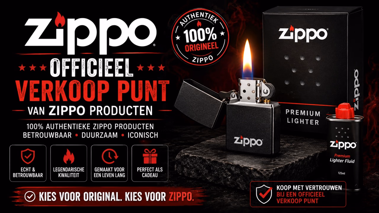 Originele Zippo Aanstekers Kopen | Officieel Zippo Verkooppunt